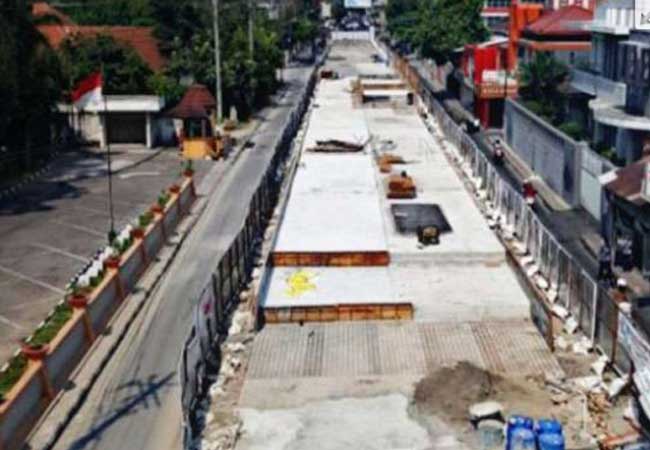 Atasi Kemacetan, Ini Progress Fly Over Manahan Solo