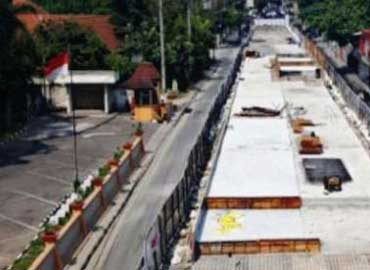 Atasi Kemacetan, Ini Progress Fly Over Manahan Solo