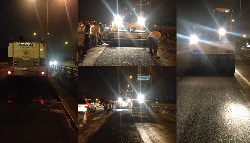 Pemeliharaan Jalan Tol Ir. Wiyoto Wiyono, Msc. (Km 24+200)