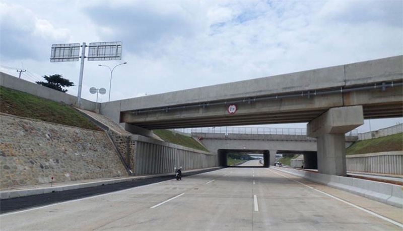 Pengerjaan Jalan Tol Cinere - Jagorawi Seksi I-East