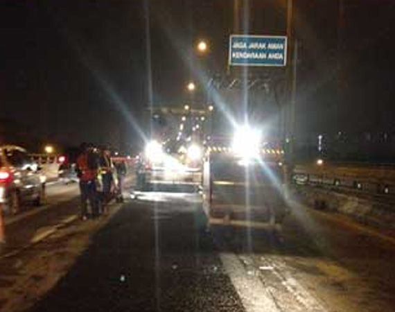 Pemeliharaan Jalan Tol Ir. Wiyoto Wiyono, Msc. (Km 24+200)